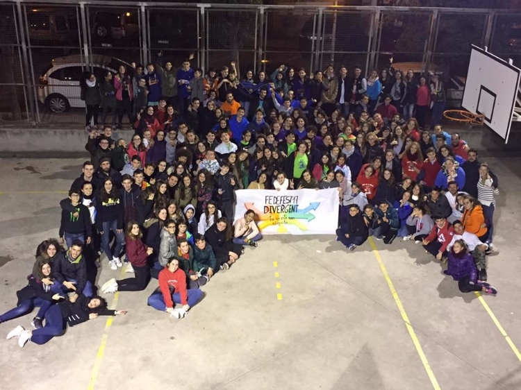 Encuentro de la Fedefesta divergente organizada por la Federación de Centros Juveniles Don Bosco de Cataluña