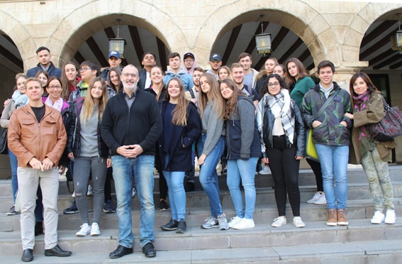 Fotonoticia: Salesianos Monzón acoge alumnos de intercambio de Austria y Alemania