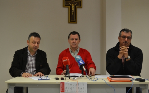 Fotonoticia: Salesianos Lleida con otras entidades de iglesia celebran conjuntamente el 1 de mayo