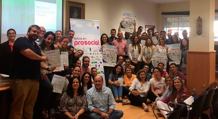 Formación del profesorado de la campaña “Actúa en Prosocial” en Extremadura