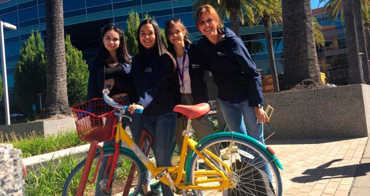 Estudiantes de Bachillerato Internacional de Sarrià en Silicon Valley