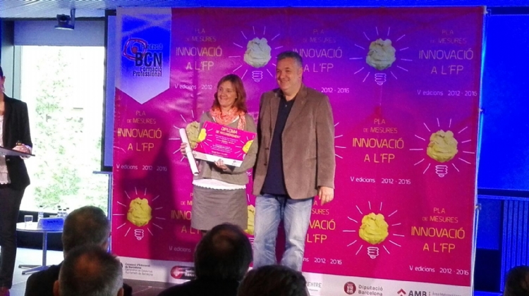 Fotonoticia: Salesianos Terrassa premiado por la Innovación en la FP por el proyecto «Sentilo Smart City Kids»